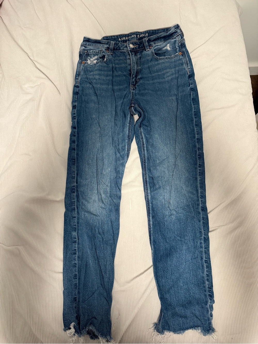 American Eagle Outfitters Women’s Blue Strigid Jeans